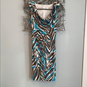 Trina Turk multi color flattering dress